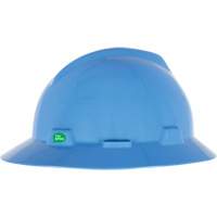 Casque de s&eacute;curit&eacute; &agrave; bord complet V-Gard GREEN avec fentes, R&eacute;pond aux normes CSA type 1, Suspension Rochet Groupe Generik