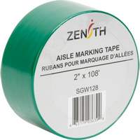 Ruban pour marquage d'all&eacute;es, 2" x 108', PVC, Vert Groupe Generik