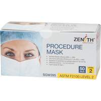 Masques d'intervention jetables, ASTM F2100 Niveau 2, Classe 1 Groupe Generik