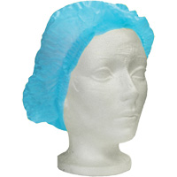 Ronco Care Pleated Bouffant Cap, Polypropylene, 24", Blue Groupe Generik