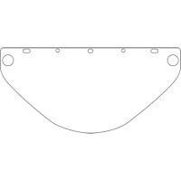 Visi&egrave;re de s&eacute;curit&eacute; universelle Dynamic, Polycarbonate, Teinte Transparent Groupe Generik