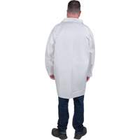 Protective Lab Coat, Microporous, White, Small Groupe Generik