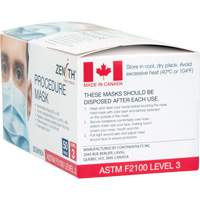 Masques d'intervention jetables, ASTM F2100 Niveau 3, Classe 1 Groupe Generik