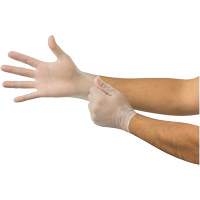 Gants jetables Derma Free MICROFLEX DF-850, 6,5/7/Petit, Vinyle, 3,1 mils/3,5 mils, Sans poudre, Transparent, Classe 2 Groupe Generik