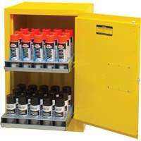 Armoire de rangement pour a&eacute;rosols inflammables, 12 gal., 1 Porte(s), 23" La x 35" h x 18" p Groupe Generik