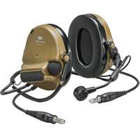 Casque VI NIB avec deux fils de sortie Peltor ComTac, Style Cordon cervical, 22 dB Groupe Generik