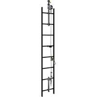 20' Lad-Saf Cable Vertical Safety System, Galvanized Steel Groupe Generik