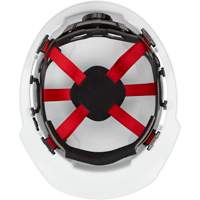 Casque de s&eacute;curit&eacute; &agrave; bordure avant, R&eacute;pond aux normes CSA type 1, Suspension Rochet, Non ventil&eacute; Groupe Generik