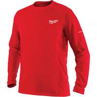 T-shirt &agrave; manches longues Workskin, Hommes, Petit, Rouge Groupe Generik