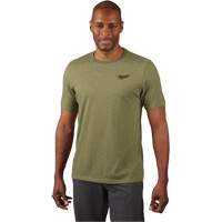 T-shirt de travail hybride, Hommes, Petit, Vert Groupe Generik