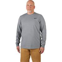 T-shirt de travail hybride, Hommes, Petit, Gris Groupe Generik