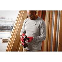 T-shirt de travail hybride, Hommes, Petit, Gris Groupe Generik