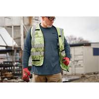 T-shirt de travail hybride, Hommes, Petit, Bleu Groupe Generik