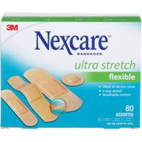 Pansements ultra-extensibles Nexcare, Assorti, Plastique, Non st&eacute;rile Groupe Generik