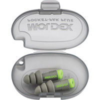 Alphas Reusable Earplugs, Uncorded, Bulk - Plastic Case, 27 dB NRR, One-Size Groupe Generik