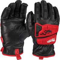 Goatskin Impact Gloves, Medium, Grain Leather Palm Groupe Generik