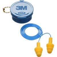 E-A-R Ultrafit Premolded Earplugs, Corded, Pair - Plastic Case, 25 dB NRR, One-Size Groupe Generik