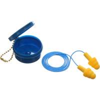 E-A-R Ultrafit Premolded Earplugs, Corded, Pair - Plastic Case, 25 dB NRR, One-Size Groupe Generik