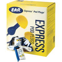 E-A-R Express Pod Plugs Earplugs, Uncorded, Bulk - Pillow Pack, 25 dB NRR, One-Size Groupe Generik
