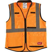 Veste de s&eacute;curit&eacute; haute performance, Orange haute visibilit&eacute;, 4T-Grand/5T-Grand Groupe Generik