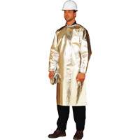 ALM 300 Long Heat Protective Apron/Smock, 48" L, Aluminized Fibreglass Groupe Generik