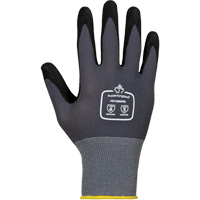 Dexterity&reg; High-Abrasion Gloves, 2X-Small/5, Foam Nitrile Coating, 15 Gauge, Nylon/Cotton Shell Groupe Generik