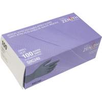 Gants jetables de calibre m&eacute;dical, Petit, Nitrile, 6 mils, Sans poudre, Noir, Classe 2 Groupe Generik