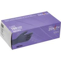 Medical Grade Disposable Gloves, X-Large, Nitrile, 6-mil, Powder-Free, Black, Class 2 Groupe Generik