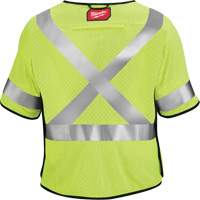 Gilet de s&eacute;curit&eacute; &agrave; maille d&eacute;tachable, Noir/Jaune lime haute visibilit&eacute;, Moyen/Petit Groupe Generik