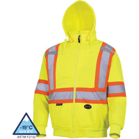 6925 Hoodie, X-Small, High Visibility Yellow Groupe Generik