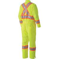 5999A Traffic Safety Coveralls, X-Small, High Visibility Lime-Yellow Groupe Generik