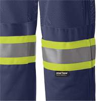 6003P Traffic Safety Pants, Polyester, X-Small, Navy Blue Groupe Generik