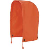 5400H Capuchon de veste de s&eacute;curit&eacute; imperm&eacute;able 300D Trilobal antid&eacute;chirure, Orange haute visibilit&eacute;, Polyester Groupe Generik