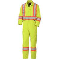 5512 Coveralls, 36, High Visibility Lime-Yellow Groupe Generik