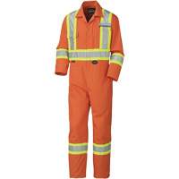 5513 Industrial Wash Coveralls, 36, High Visibility Orange Groupe Generik
