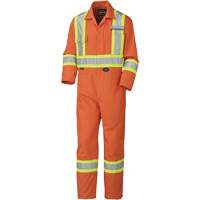 5513T Industrial Wash Coveralls, 40 (Tall), High Visibility Orange Groupe Generik