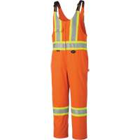 6617Z Safety Overalls with Leg Zippers, Poly-Cotton, 36, High Visibility Orange Groupe Generik