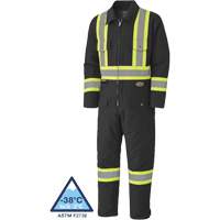 5539BKA Quilted Duck Coveralls, Small, Black Groupe Generik