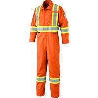 7702T Combinaison FR-Tech contre les arcs, Taille 40 (grand taille), Orange haute visibilit&eacute;, 10 cal/cm² Groupe Generik