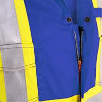 7706T FR-Tech&reg; Flame-Resistant Coverall with Leg Zippers, Size 40 (Tall), Royal Blue, 9.7 cal/cm² Groupe Generik