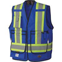 7733 FR-Tech&reg; Flame-Resistant Arc Surveyor's Vest, Small, Royal Blue, 9.7 cal/cm² Groupe Generik