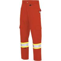 7765 Pantalon cargo de s&eacute;curit&eacute; haute visibilit&eacute; r&eacute;sistant aux arcs &eacute;lectriques FR-Tech 88/12, 30, x 32, Orange haute visibilit&eacute;, 10 cal/cm² Groupe Generik