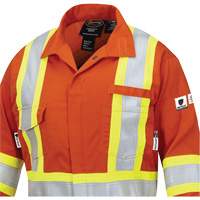 7702W FR-Tech&reg; Women's FR/Arc-Rated Coveralls, Size X-Small, High Visibility Orange, 10 cal/cm² Groupe Generik