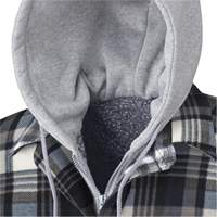 415BG Quilted Hooded Shirt, Men's, X-Small, Multi-Colour Groupe Generik