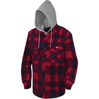 415RB Quilted Hooded Shirt, Men's, Small, Multi-Colour Groupe Generik
