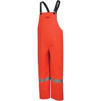 576P FR Safety Bib Pants, Small, High Visibility Orange Groupe Generik