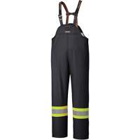 5895BK Flame-Resistant Waterproof Stretch Bib Pants, X-Small, Black Groupe Generik