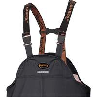 5895BK Flame-Resistant Waterproof Stretch Bib Pants, X-Small, Black Groupe Generik