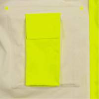 5881 FR/Arc-Rated Waterproof Rain Jacket, X-Small, High Visibility Yellow, 10 cal/cm² Groupe Generik