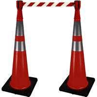 2308 Traffic Cone Topper with 10' Barricade Tape Groupe Generik